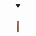 Nordlux pendant luminaire TILO 1 flame GU10 IP20, brass, burnished dimmable