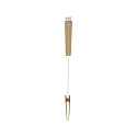 Nordlux Luminaria colgante ILGAS IP20, marrón regulable