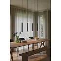 Nordlux Luminaria colgante VICO de 4 llamas GU10 IP20, negro regulable