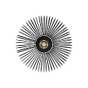 Nordlux wall and ceiling luminaire BERONI E27 IP20, black dimmable