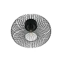Nordlux wall and ceiling luminaire BERONI E27 IP20, black dimmable