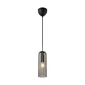 Luminaria colgante MIELLA E27 IP20, color humo regulable