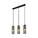 pendant luminaire MIELLA 3 flames E27 IP20, smoky colour dimmable