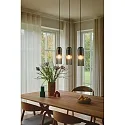 Nordlux Luminaria colgante MIELLA de 3 llamas E27 IP20, color humo regulable