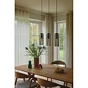 Nordlux Luminaria colgante MIELLA de 3 llamas E27 IP20, color humo regulable