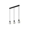 Nordlux Luminaria colgante MILFORD MINI de 3 llamas E14 IP20, negro regulable