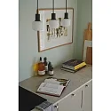 Nordlux Luminaria colgante MILFORD MINI de 3 llamas E14 IP20, negro regulable