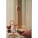 Nordlux Luminaria colgante GASTON E27 IP20, rosa pálido regulable