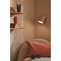 Nordlux wall luminaire GASTON adjustable, with lamp socket E27 IP20, wood, dusty pink 