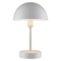 battery table lamp ELLEN TO-GO without charger, with IP charging station IP44, mat, white dimmable