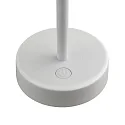 Nordlux battery table lamp ELLEN TO-GO without charger, with IP charging station IP44, mat, white dimmable