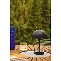 Nordlux battery table lamp ELLEN TO-GO without charger, with IP charging station IP44, mat, black dimmable