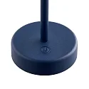 Nordlux battery table lamp ELLEN TO-GO without charger, with IP charging station IP44, blue, mat dimmable