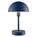Nordlux battery table lamp ELLEN TO-GO without charger, with IP charging station IP44, blue, mat dimmable
