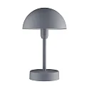 Nordlux battery table lamp ELLEN TO-GO without charger, with IP charging station IP44, grey, mat dimmable