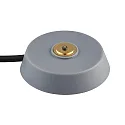 Nordlux battery table lamp ELLEN TO-GO without charger, with IP charging station IP44, grey, mat dimmable