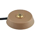 Nordlux battery table lamp ELLEN TO-GO without charger, with IP charging station IP44, brown, mat dimmable