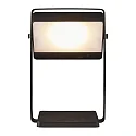 Nordlux Lámpara de mesa a pilas SAULIO IP44, negro regulable