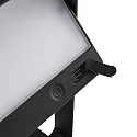Nordlux Lámpara de mesa a pilas SAULIO IP44, negro regulable