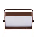 Nordlux battery solar lamp SAULIO adjustable, with handle, sea-air resistant IP44, brown, mat dimmable