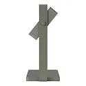 Nordlux Lámpara de mesa a pilas SAULIO IP44, verde oliva regulable