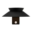 Nordlux Lámpara solar de pared JUSTINA con sensor IP44, negro 