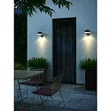 Nordlux Lámpara solar de pared JUSTINA con sensor IP44, negro 