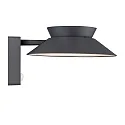 Lámpara solar de pared JUSTINA con sensor IP44, antracita 