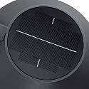 Lámpara solar de pared JUSTINA con sensor IP44, antracita 