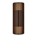 Nordlux Luminaria de pared para exteriores ALUDRA DOUBLE E27 IP54, seaside marrón metálico regulable