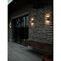 Nordlux Luminaria de pared SIBELIS UP/DOWN E27 IP44, marrón, metalizado regulable