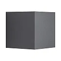 Luminaria de pared MILDA KUBI UP/DOWN IP44, antracita 