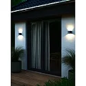 Nordlux Luminaria de pared MILDA UP/DOWN IP44, antracita 