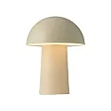 design for the people by Nordlux Lámpara de mesa a pilas FAYE IP20, beige regulable