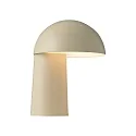 design for the people by Nordlux Lámpara de mesa a pilas FAYE IP20, beige regulable