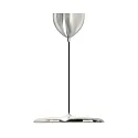 design for the people by Nordlux pendant luminaire ARTIST 40 IP20, stainless steel dimmable