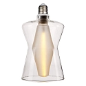 Filamento de alumbrado decorativo DECO CONE 15 claro E27 4,1W 320lm 2700K 360° CRI 80 regulable, claro regulable