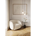 Nordlux Bombilla filamento Globe DECO G125 CHECKED conmutable G125 mate E27 3,9W 500lm 3000K 360° CRI 80 , blanco opalino 