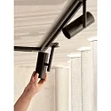 Nordlux Foco monofásico JEROME LINK juego de 3 GU10 IP20, negro regulable