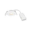 Nordlux Luminaria empotrable MONOLO juego de 1 IP20, blanco regulable 4,8W 70 | 230 | 450lm 3000K 36° 36° CRI 80