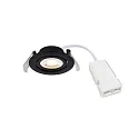 Nordlux Luminaria empotrable MONOLO juego de 1 IP20, negro regulable 4,8W 70 | 230 | 450lm 3000K 36° 36° CRI 80