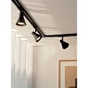 Foco monofásico EIK LINK GU10 IP20, negro regulable