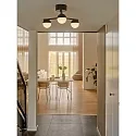 Nordlux ceiling luminaire CONTINA 3 flames G9 IP20, black dimmable