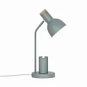 Luminaria de mesa DEVONE  E27 IP20, verde polvoriento 
