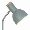 Luminaria de mesa DEVONE  E27 IP20, verde polvoriento 
