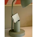 Luminaria de mesa DEVONE  E27 IP20, verde polvoriento 