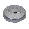 Nordlux ceiling luminaire CORATO E14 IP20, grey dimmable