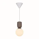 Nordlux Luminaria colgante SADIE E14 IP20, pardo regulable