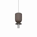 Nordlux Luminaria colgante SADIE E14 IP20, pardo regulable