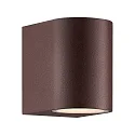 Nordlux outdoor wall luminaire DION SINGLE GU10 IP44, rust dimmable